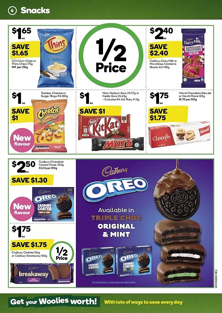 Woolworths 8月14日-8月20日折扣，鱼柳、油、面包半价 - 6