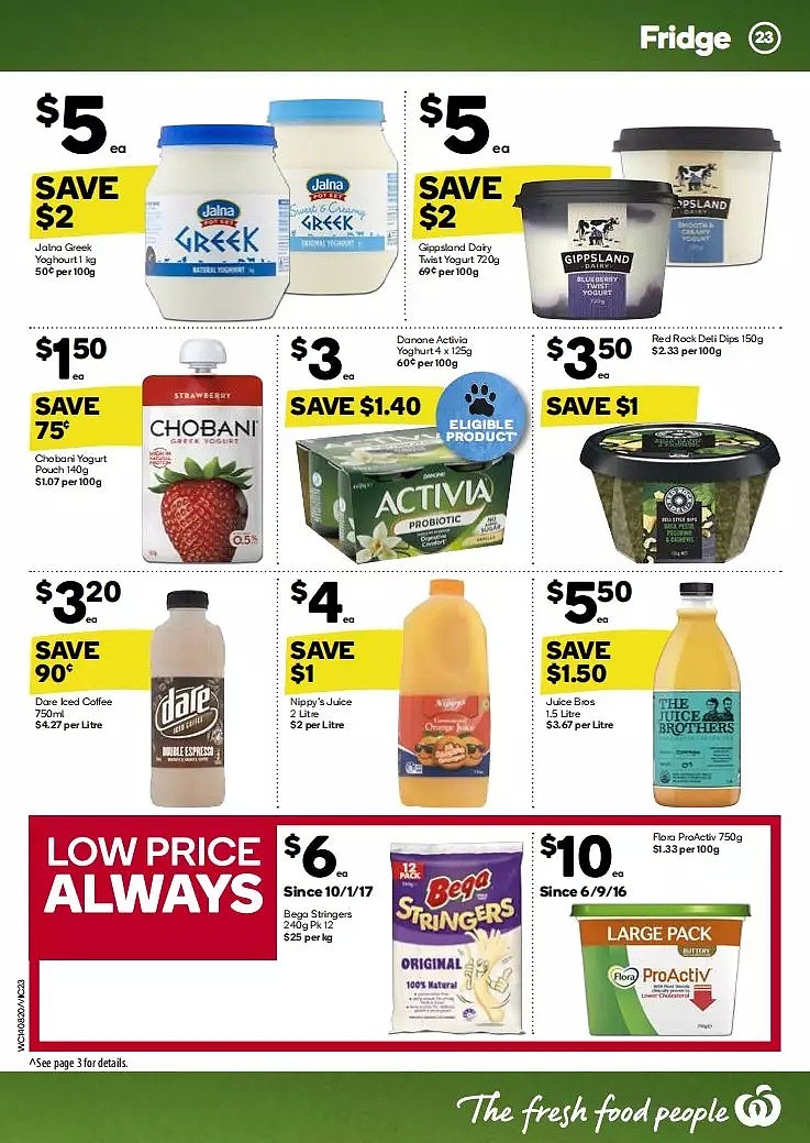 Woolworths 8月14日-8月20日折扣，鱼柳、油、面包半价 - 23