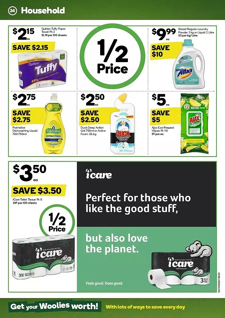 Woolworths 8月14日-8月20日折扣，鱼柳、油、面包半价 - 34