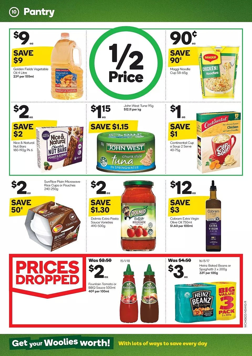 Coles, Woolworths, Aldi, IGA | 8.14~8.20一周折扣 - 25