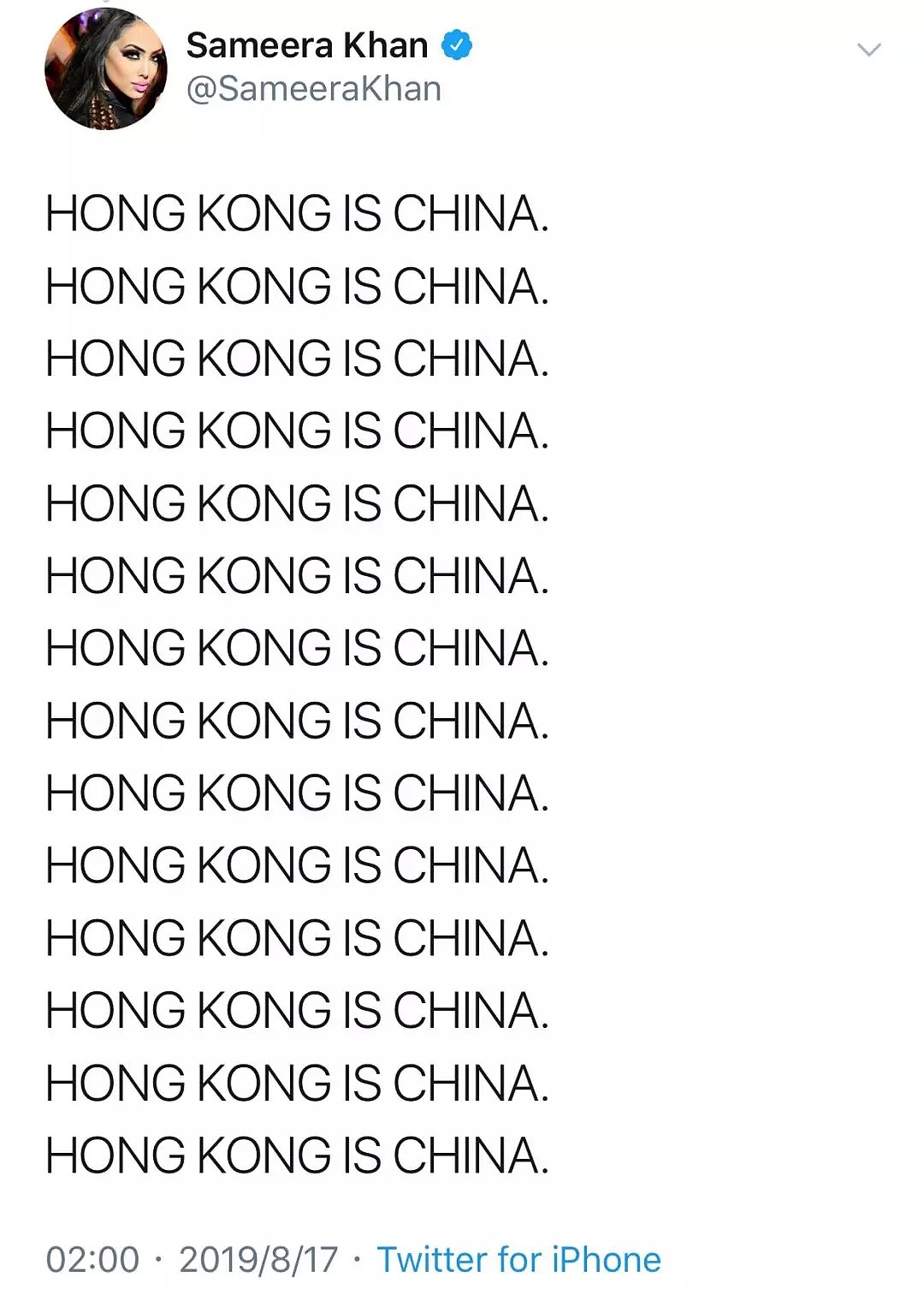 美国选美冠军怒怼希拉里：香港是中国的！台湾新疆西藏也是！（组图） - 3