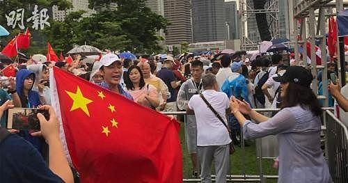 香港各界冒雨参与“反暴力、救香港”大集会 提七大诉求_图1-4