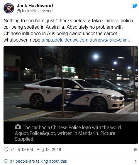 澳媒指中国“警车”现身澳洲跟香港抗议有关！真相公布后，网友都看不下去了…（组图） - 3