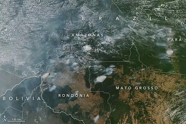 大火似地狱，“地球之肺”已烧了17天，巴西总统称“很正常”…… - 3