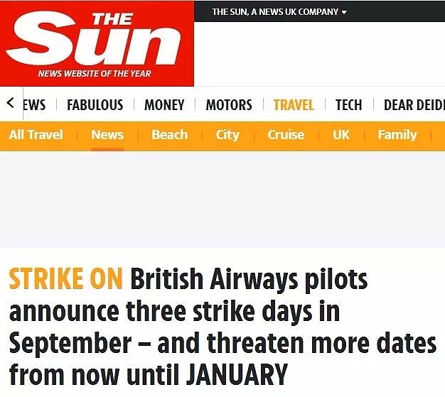 英航飞行员大罢工三天日期确定，还威胁要闹到明年1月（组图） - 3