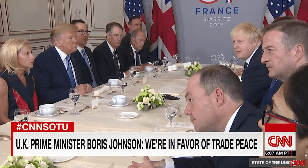 CNN播放英首相反对贸易战视频，库德洛结巴了…（组图） - 2