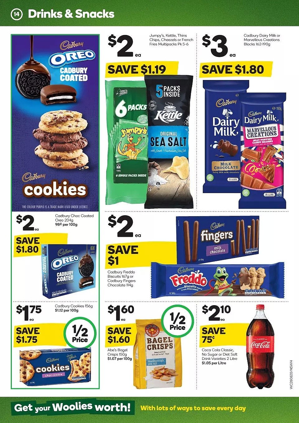 Coles, Woolworths, Aldi, IGA | 8.28~9.03一周折扣 - 28