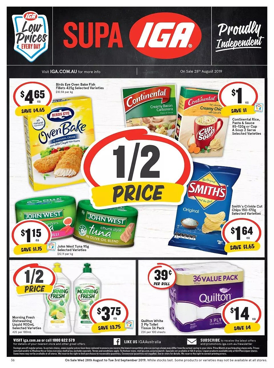 Coles, Woolworths, Aldi, IGA | 8.28~9.03一周折扣 - 63