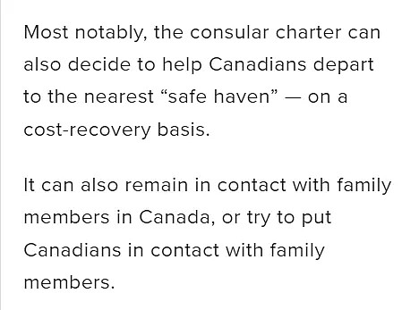 自生自灭吧！加拿大政府：不对海外侨民安全负责，救援看成本！中国：海外华人我也救！（组图） - 13