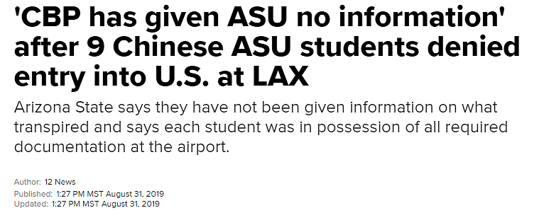 突发！9名中国留学生洛杉矶机场被遣返！哈佛校长怒批美签证政策（组图） - 1