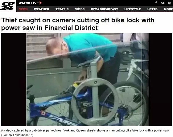 真相令人气愤！多伦多华人把自行车停在街头，结果车突然被盗，锁链被切断...（组图） - 8