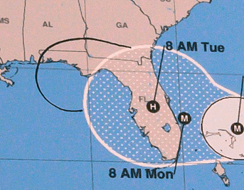 搬出“手绘”地图，特朗普坚称“多里安”飓风将席卷阿拉巴马（组图） - 3