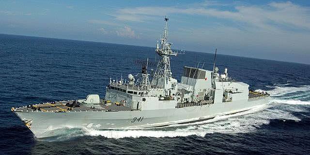 台媒：加拿大海军一艘护卫舰穿越台湾海峡（组图） - 1