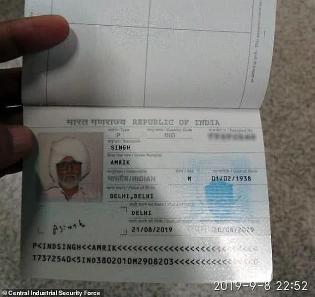 为了偷渡到美国，印度32岁男子拿假护照扮成81岁老汉企图登机