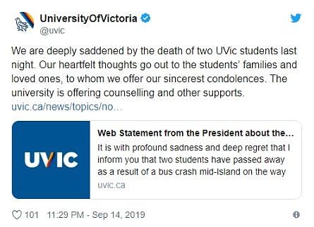 惨烈！BC省48人大巴翻滚18米 维多利亚大学2学生当场身亡！（组图） - 7
