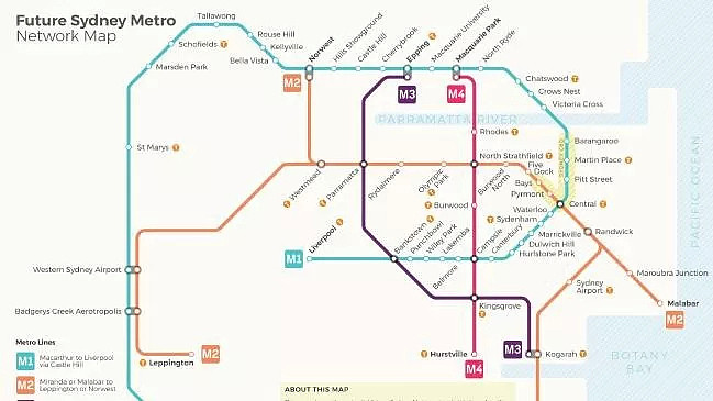悉尼地铁未来或将增添39个新站点 - 2