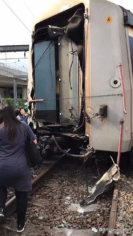 港铁脱轨，断为两截，列车车门飞脱！数人受伤送院，有人宣布对此事负责！（组图） - 6