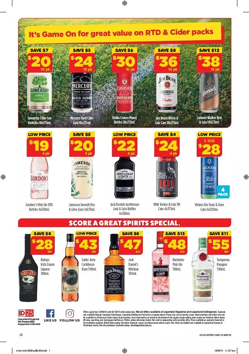 Coles 9月25日-10月1日折扣，蒸饺、肉派、奶酪都半价 - 38