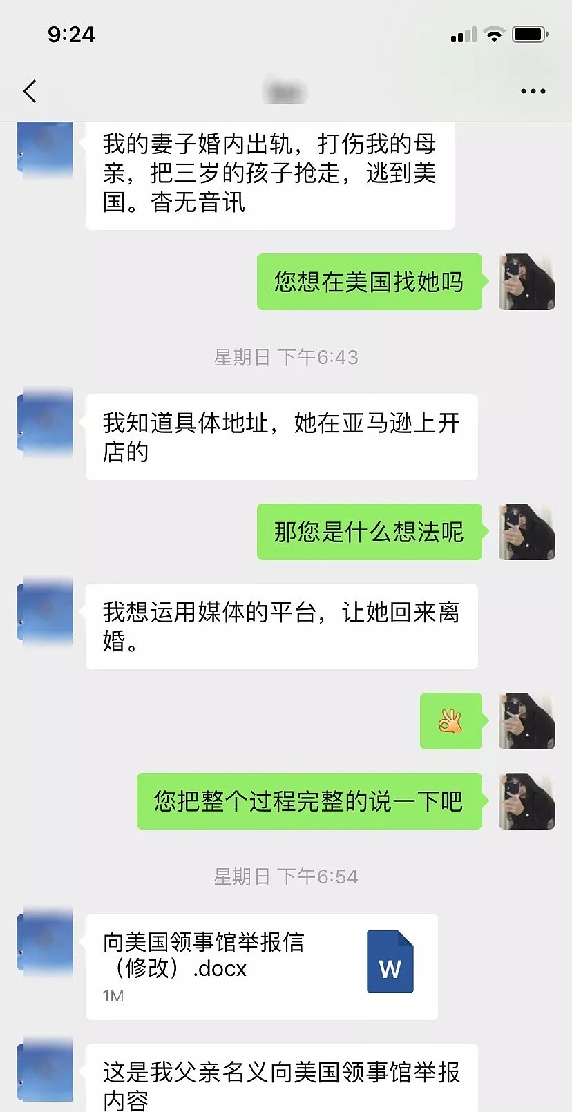 老婆甘当小三，出轨大12岁的男人，雇保镖打伤我母亲，携子私奔美国！我只想要回我儿子（组图） - 1