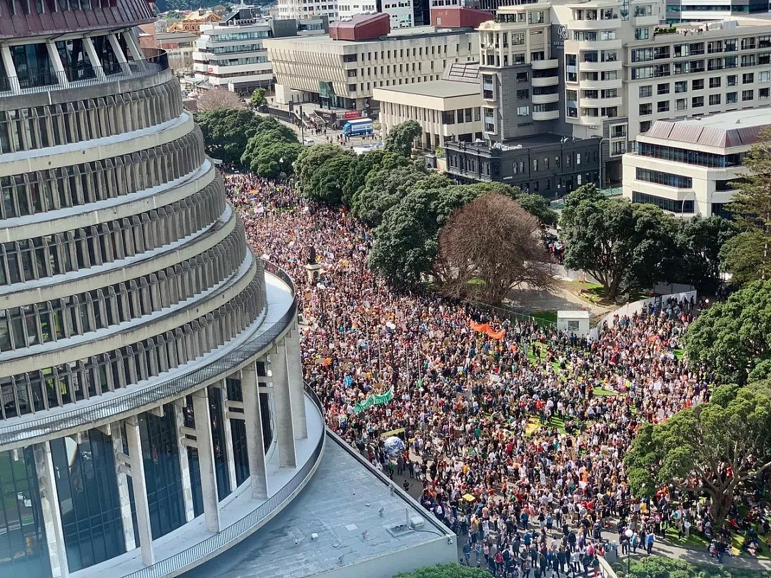 罢工罢课，交通瘫痪！今天新西兰17万人冲上街头，这场席卷全球的运动，背后是16岁自闭症女孩（组图） - 8