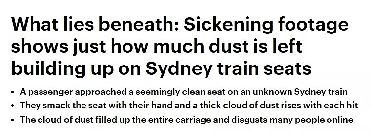 惊呆！悉尼火车早高峰有人当众做这事！网友喷“中国来的”！火车内幕被曝光，竟脏到没眼看！（视频/组图） - 22