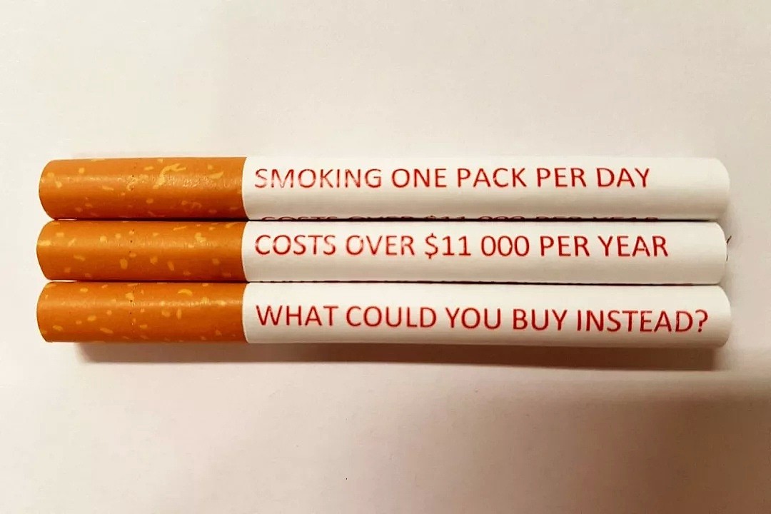 烟盒印烂肺还不够，昆士兰再出奇招：在每根烟上印警示标语，你还抽得下去吗？ - 7