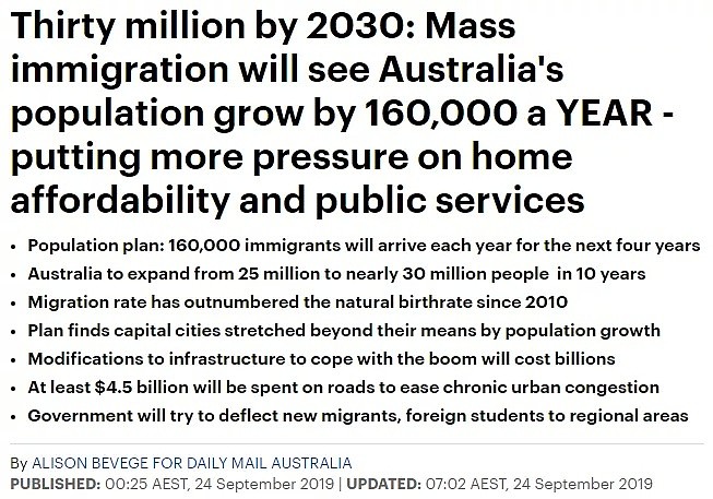 2030年澳洲人口将近3000万，悉尼新增130万人！这些区将身价暴涨…（组图） - 1