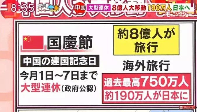 国庆190万中国人游日本，日本人称中国人是“救世主”，周杰伦带火了日本旅游...（组图） - 1