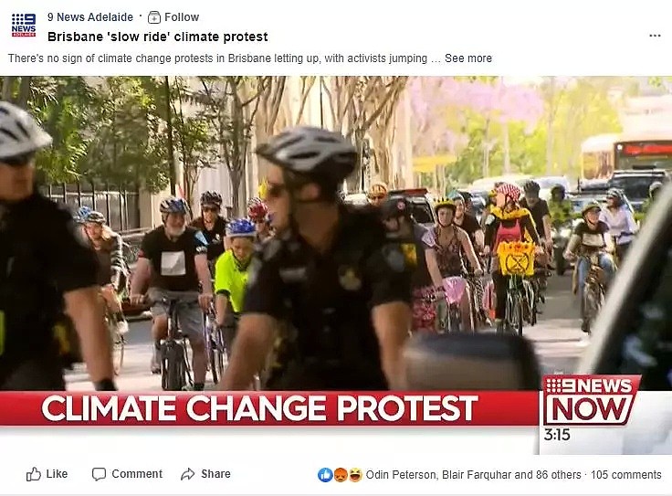 扰乱交通，占用公共资源，澳警方终于出手：将大规模逮捕气候抗议者 - 4
