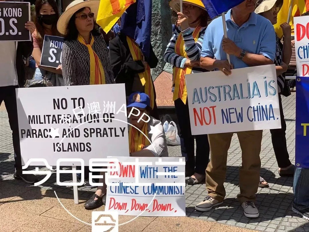 澳洲现越南社区抗议活动！大批人士参与，高喊激进口号（组图） - 11