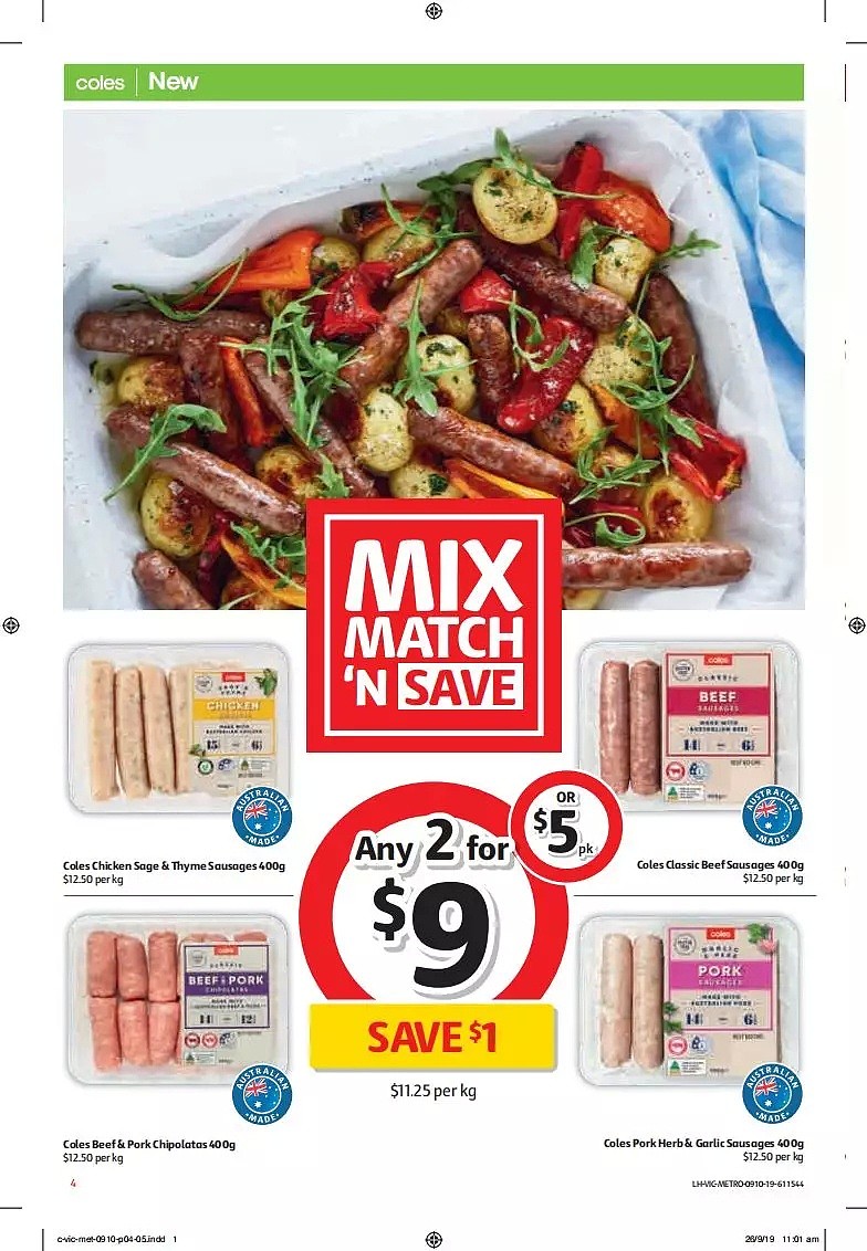 Coles 10月9日-10月15日折扣，油、米都半价 - 4