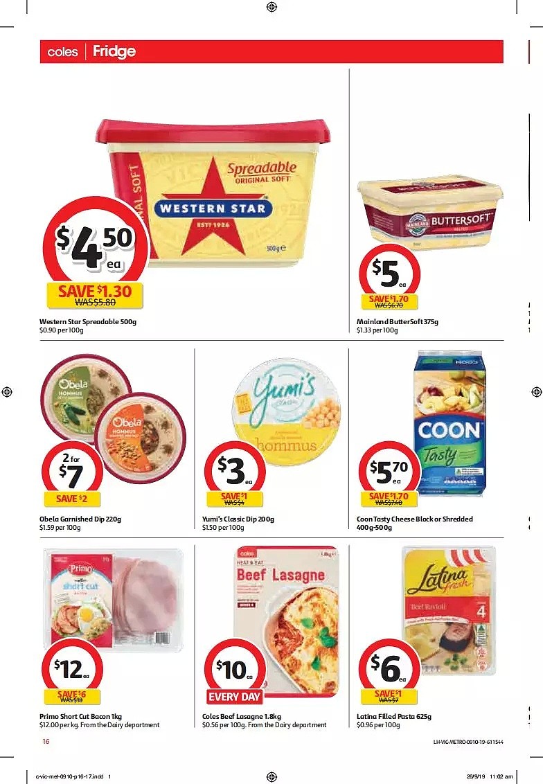 Coles 10月9日-10月15日折扣，油、米都半价 - 16