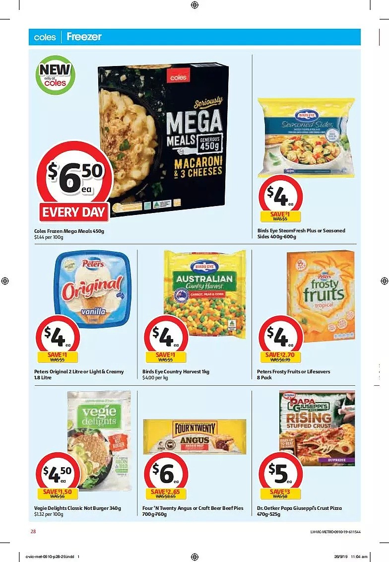 Coles 10月9日-10月15日折扣，油、米都半价 - 28