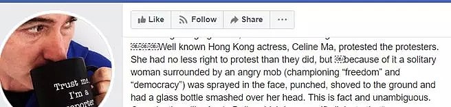 TVB女星被香港示威者暴打，澳洲记者怒揭真相！斥港媒歪曲报道，“你们看到的是假的”（视频） - 5
