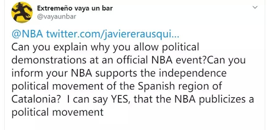NBA又出幺蛾子！赛场惊现分裂西班牙旗帜，美媒选择了集体失明（视频/组图） - 5