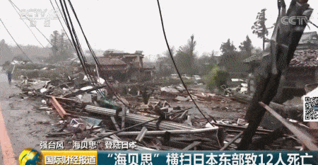 台风袭击日本：新干线泡汤 核辐射垃圾冲入河中（组图） - 17