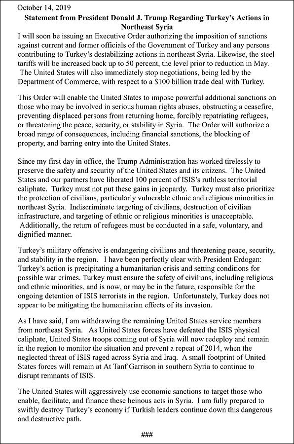 美国正式制裁土耳其：已准备好摧毁其经济（图） - 1
