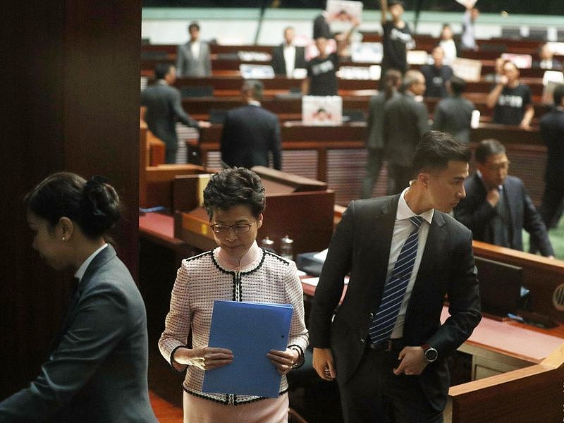 林郑月娥首次视频发表施政报告：暴力令香港陷入恐慌！（视频/组图） - 4