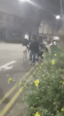 新加坡上演现实版古惑仔：黑衣人白衣人街头打群架混战、持刀砍人！（组图） - 3
