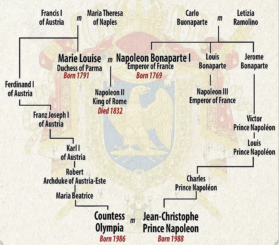 巴黎超豪华婚礼男俊女美：拿破仑家族与奥地利伯爵夫人200多年后再度联姻（组图） - 4