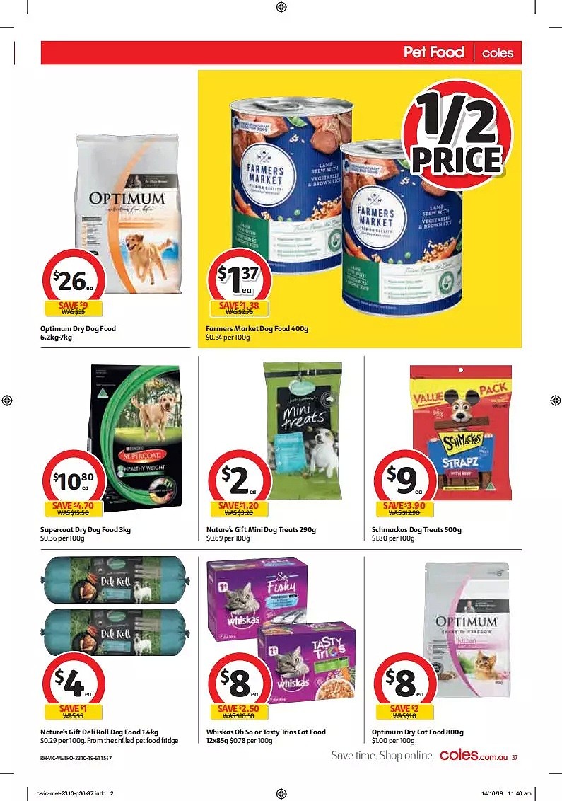 Coles 10月23日-10月29日折扣，油、饺子半价 - 37