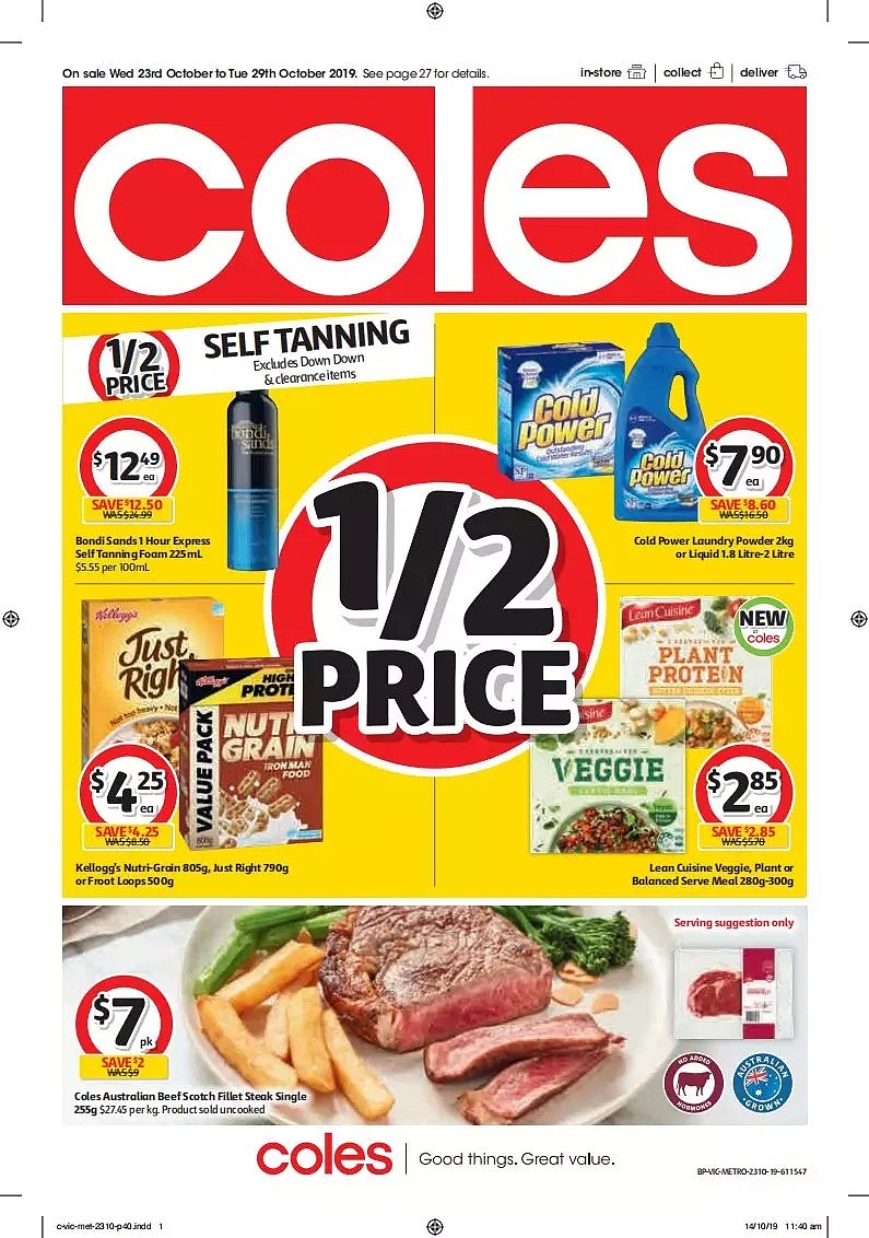 Coles 10月23日-10月29日折扣，油、饺子半价 - 40