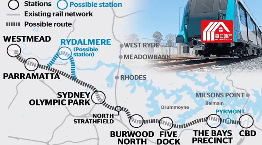 悉尼公布7个新地铁站，沿途120个物业会被征用 - 3