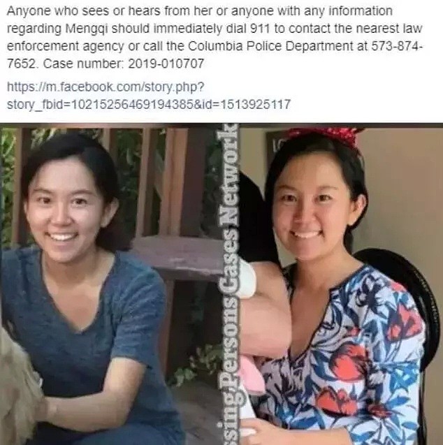 中国女子在国外失踪超3周，警方突然逮捕其白人丈夫！最新调查披露出诡异细节…（组图） - 17