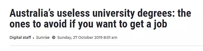 澳洲大学“最没用”专业揭晓，UQ学生纷纷表示质疑，看看你的专业是不是榜上有名 - 3