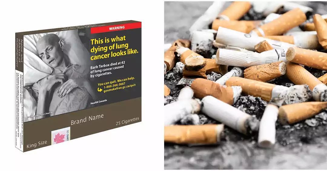 慎点！烂舌头、瞎眼睛！加拿大香烟“新包装”有多野？老烟民不敢直视！（组图） - 4