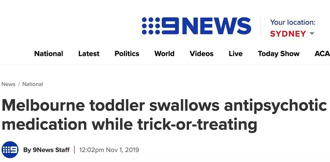 吓傻！昨天万圣节，澳洲3岁女童讨糖要到抗精神病药物！吞服后被紧急送往医院… - 5