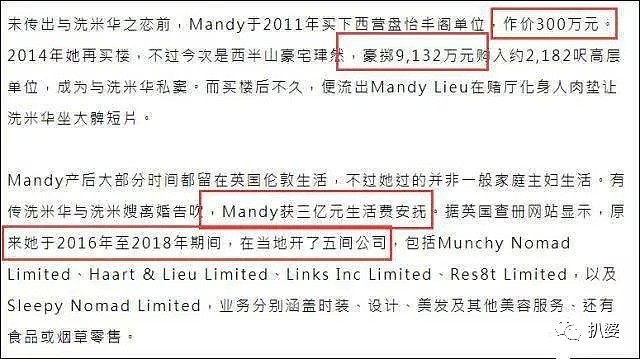 只分到区区3亿分手费，史上最强小3Mandy被甩的故事可太惨了！（组图） - 17