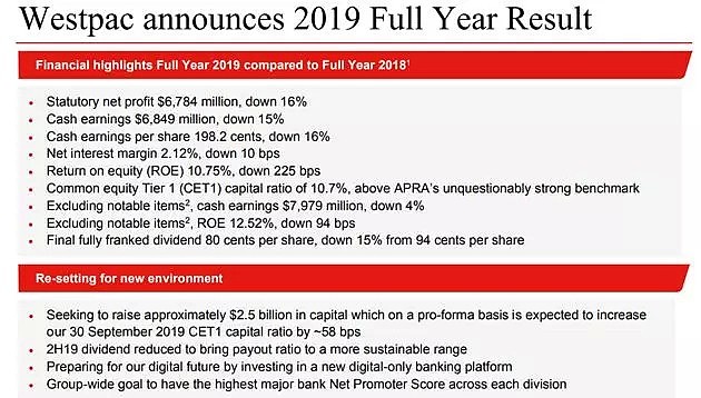 澳财有道｜利润大降，西太银行要增发融资，不差钱的银行开始缺钱了？ - 2
