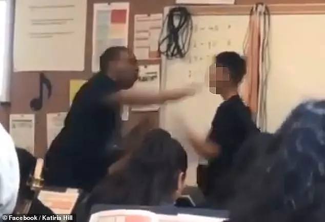 美国老师狠狠殴打自己学生被拍视频，被起诉后大家却纷纷声援...（组图） - 1